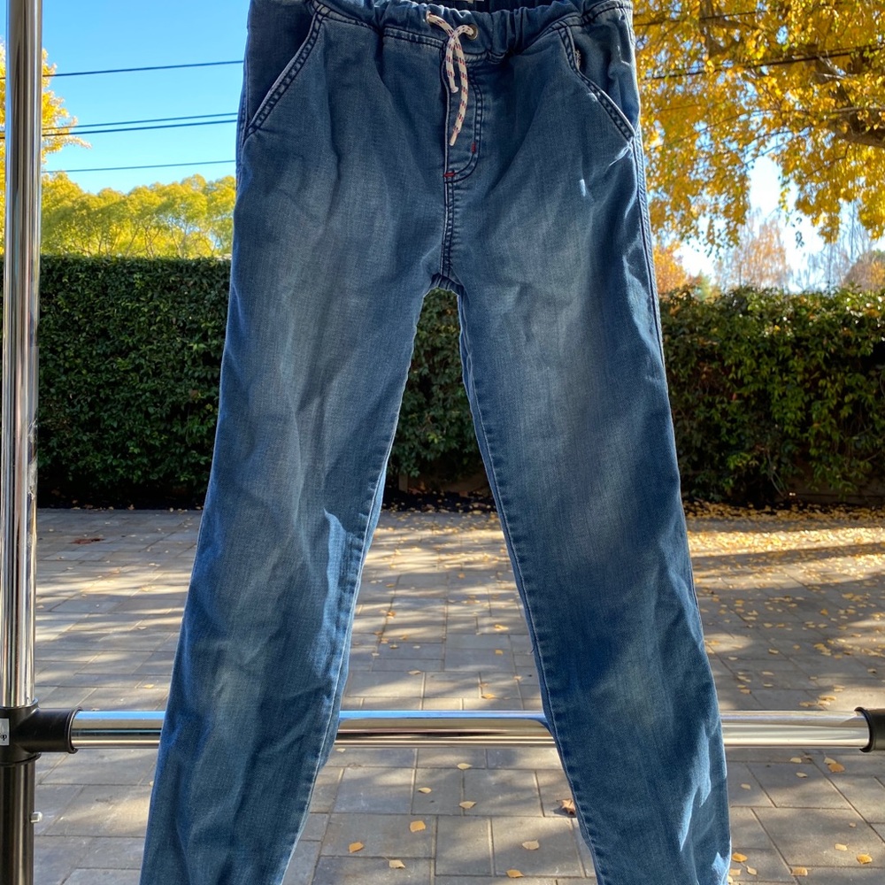 Mini Boden Pull on Stretch Denim Blue Jeans 12y